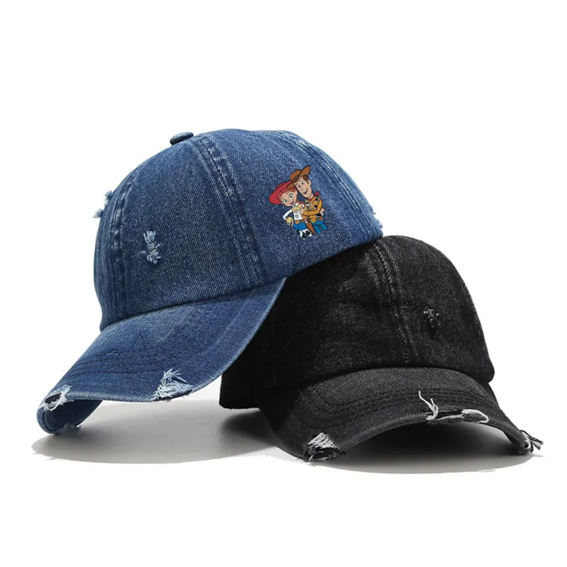 Disney Denim Baseball Caps Unisex-4