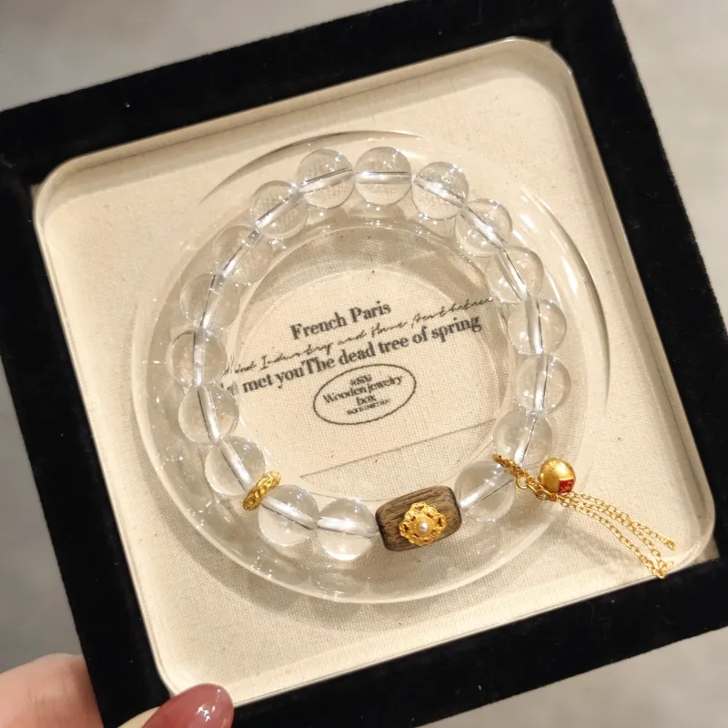 Gingerford White Crystal Bracelets Women's-1