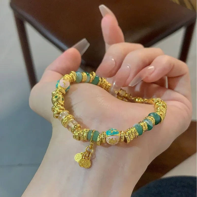 Gingerford S925 Silver plated Gold Bracelets Women's-1