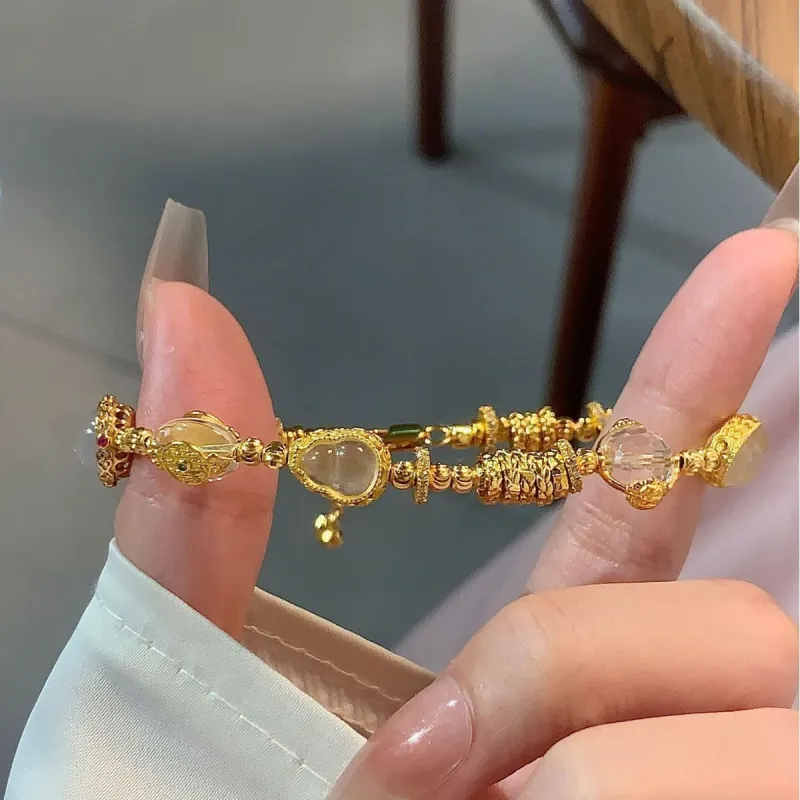 Gingerford S925 Sterling Silver With Gold Plating Bracelets Unisex-3