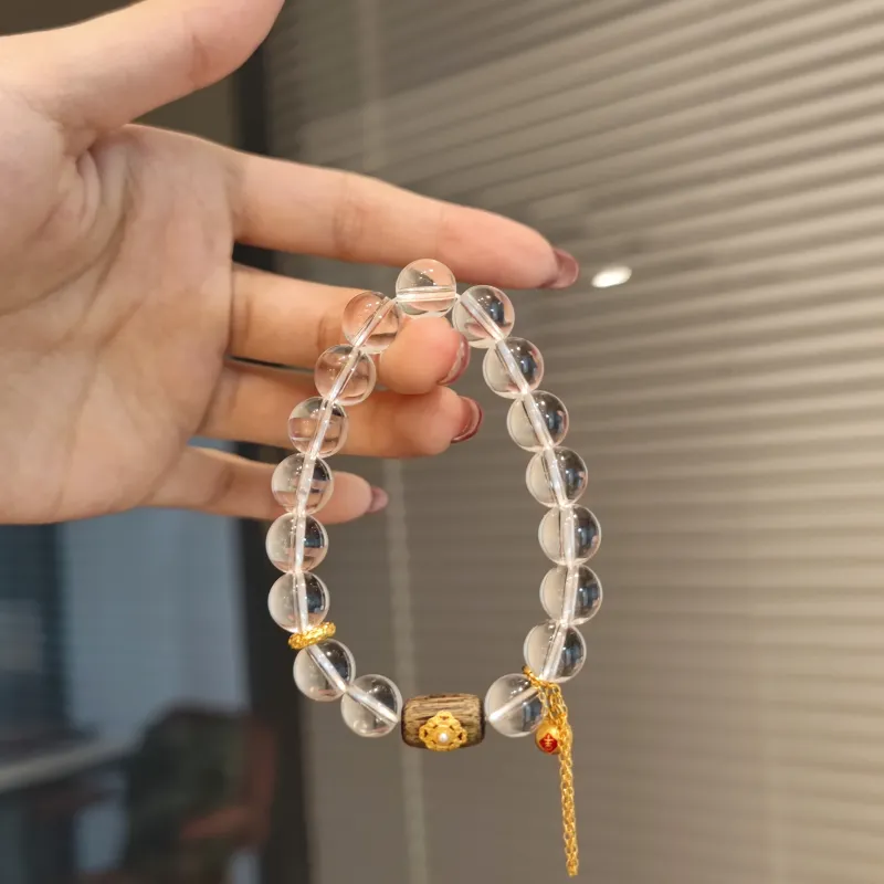 Gingerford White Crystal Bracelets Women's-2