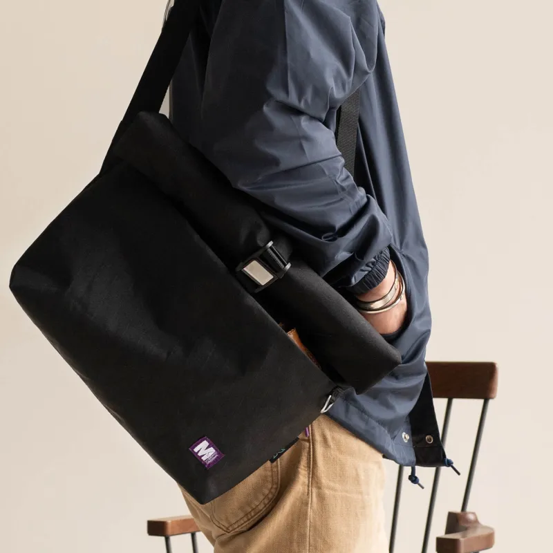 MYBRANDORIGINAL Technical Composite Fabric Shoulder Bag Crossbody Bag Handbag Regular Men's Black-4