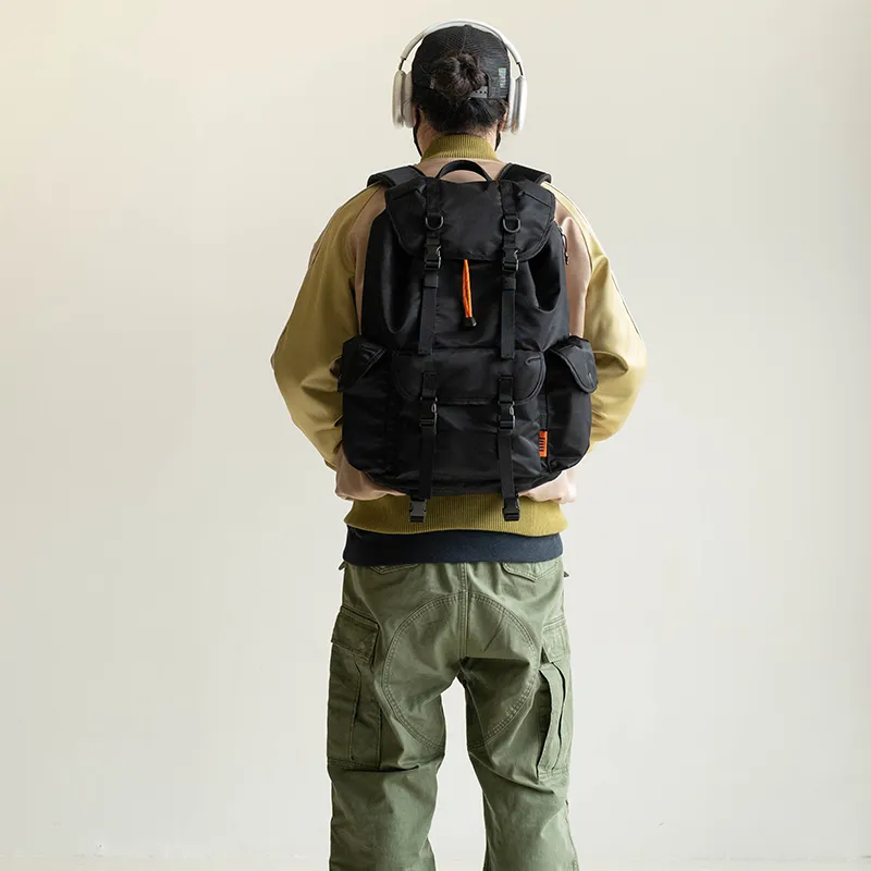 MYBRANDORIGINAL Nylon Travel Backpack Men's-10