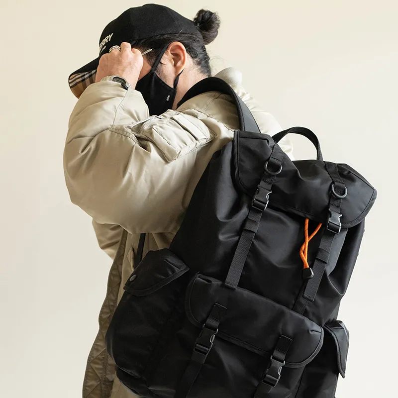 MYBRANDORIGINAL Nylon Travel Backpack Men's-6