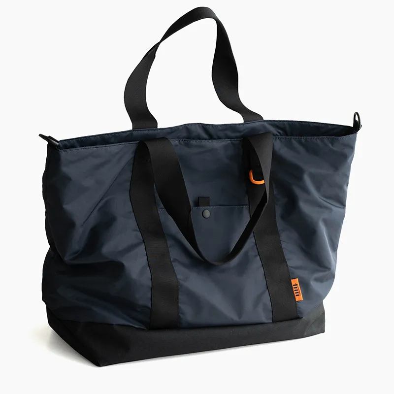 MYBRANDORIGINAL Nylon Handbag Shoulder Bag Large Size Unisex Non-Confined Blue-1