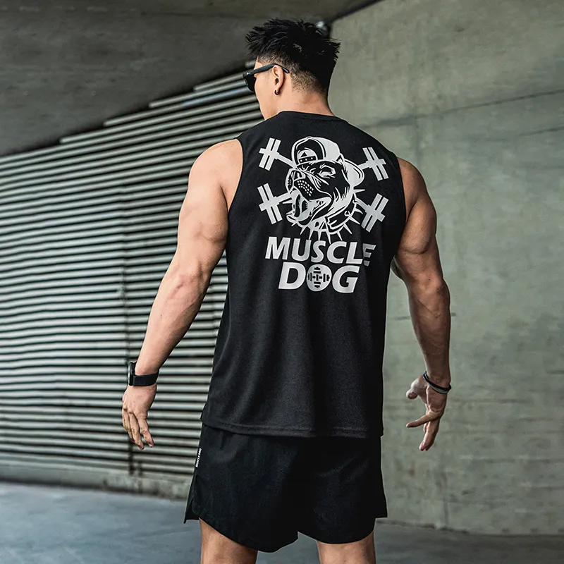 Muscle Dog Tank Tops Men-8