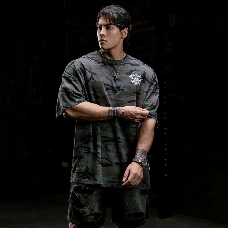 Muscle Dog T Shirts Men-4
