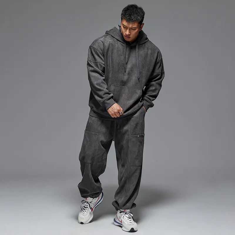 Muscle Dog Casual Pants Men's Dark Gray-4