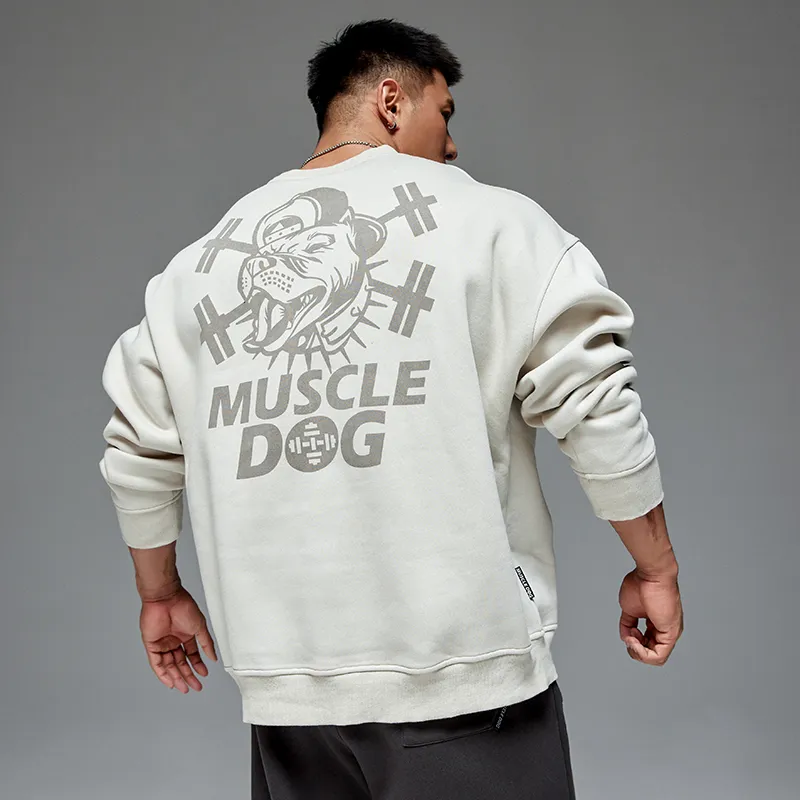 Muscle Dog Sweatshirts Men-7