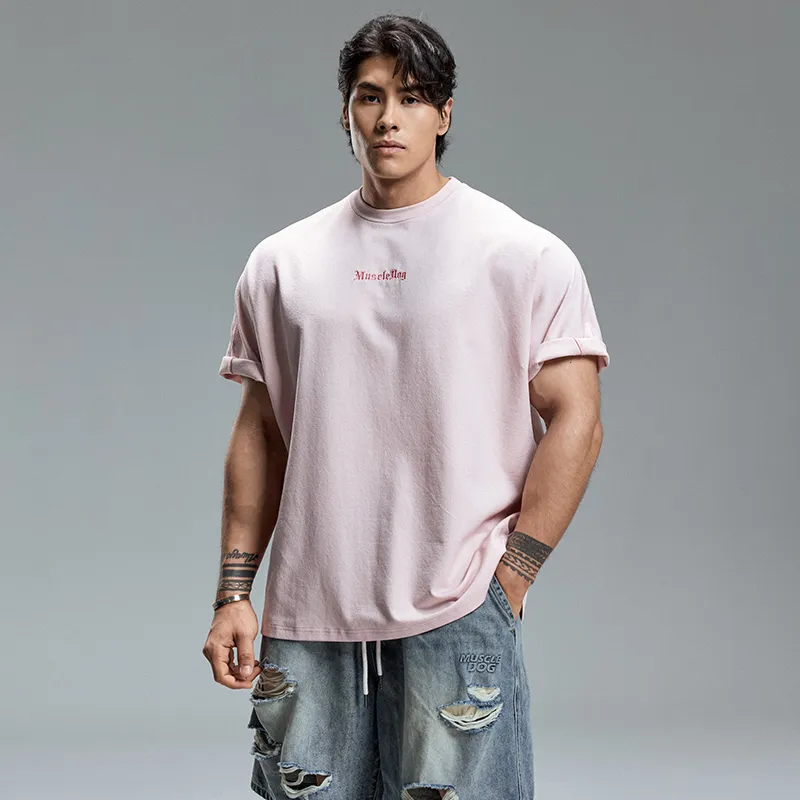Muscle Dog T Shirts Men-8