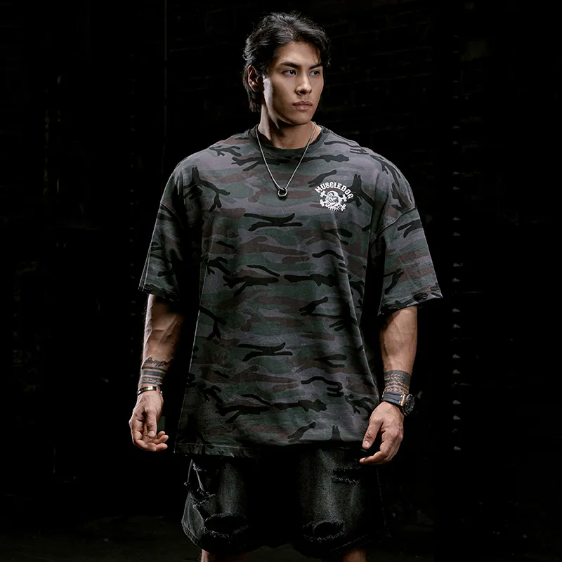 Muscle Dog T Shirts Men-3