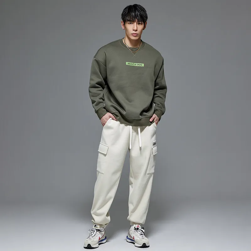 Muscle Dog Casual Pants Men-8