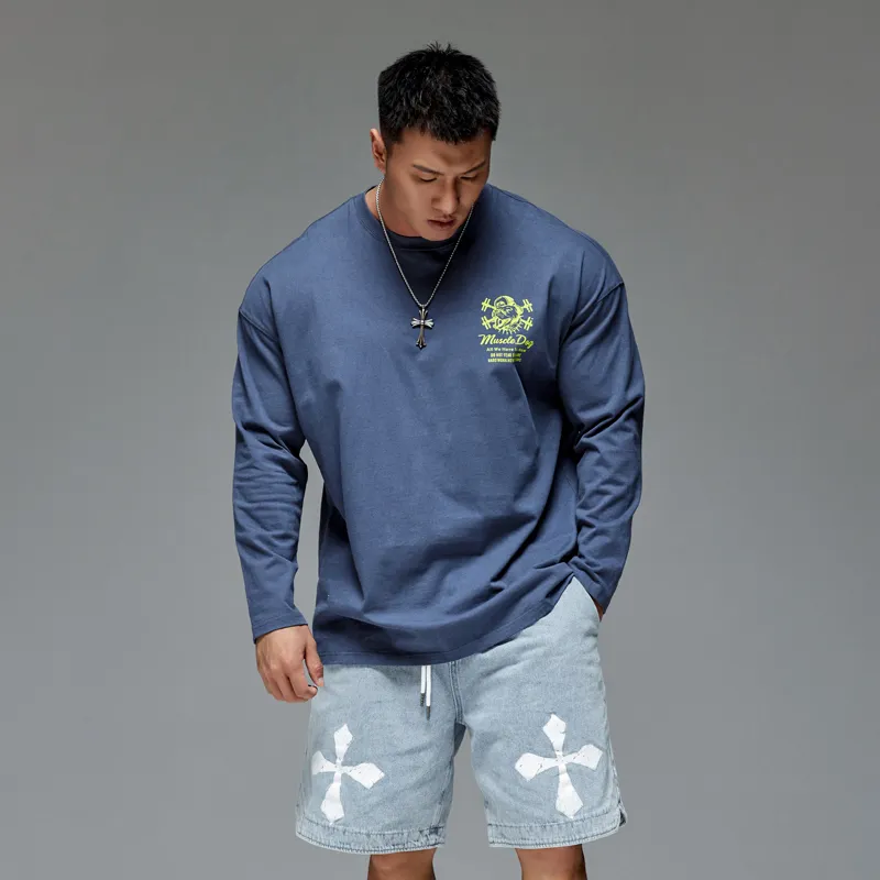 Muscle Dog Sweatshirts Men-13