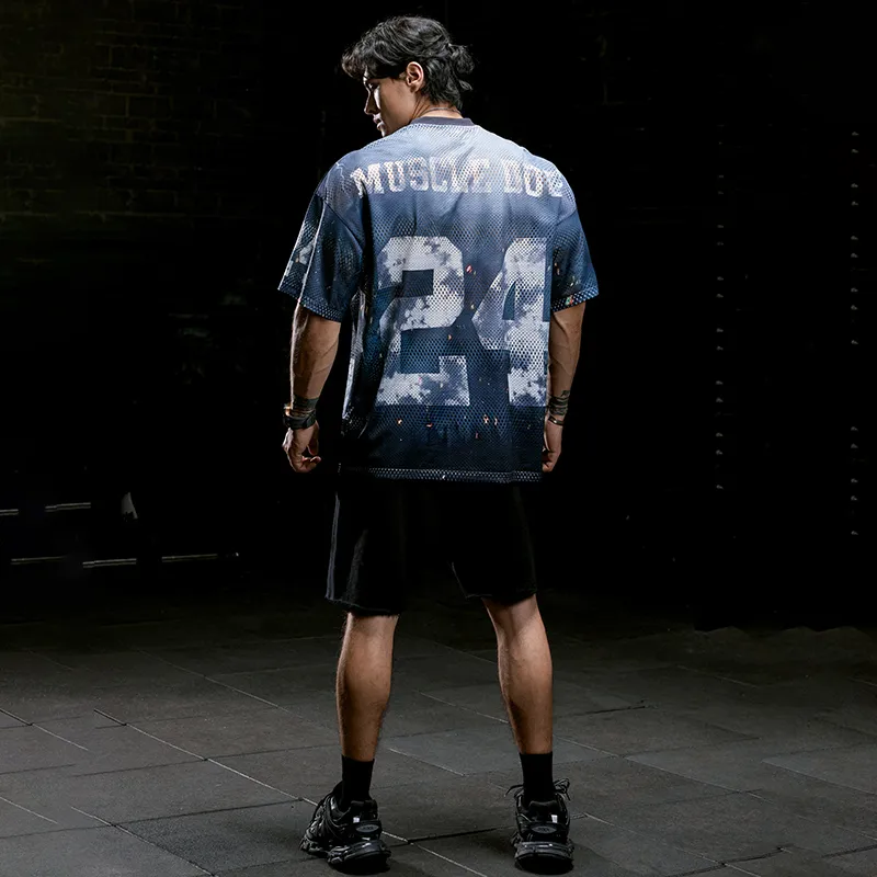 Muscle Dog T Shirt Men's Dark Gray-2
