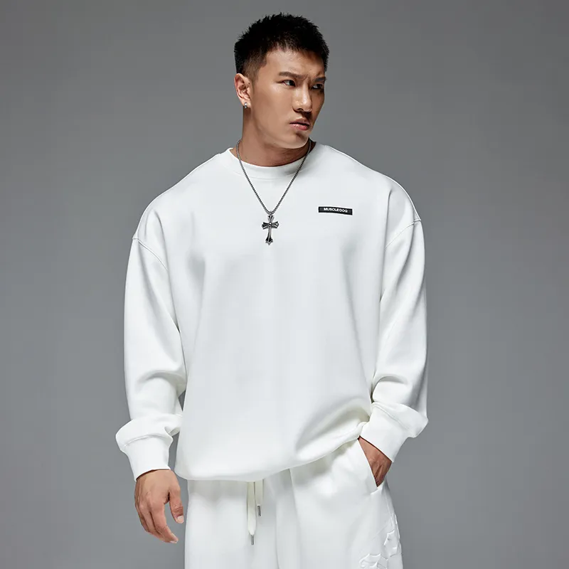 Muscle Dog Crewneck Sweatshirt Men's-2