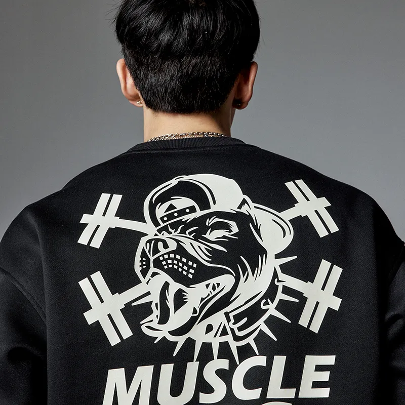 Muscle Dog Sweatshirts Men-3