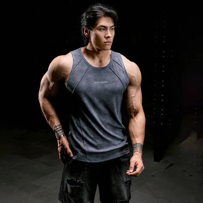 Muscle Dog Tank Tops Men-8