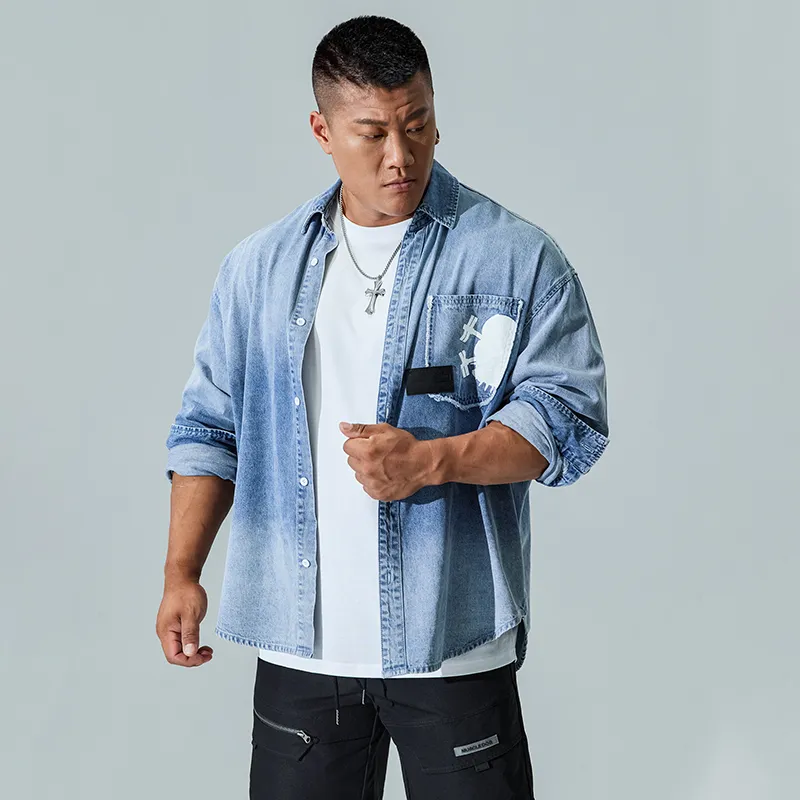 Muscle Dog Jackets Men Blue-2