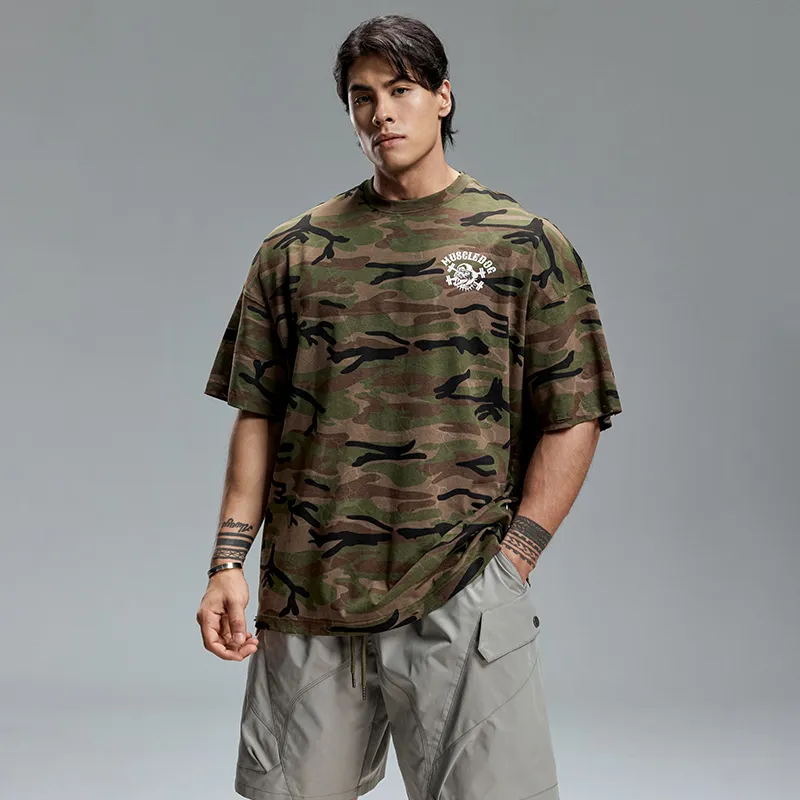 Muscle Dog T Shirts Men-8