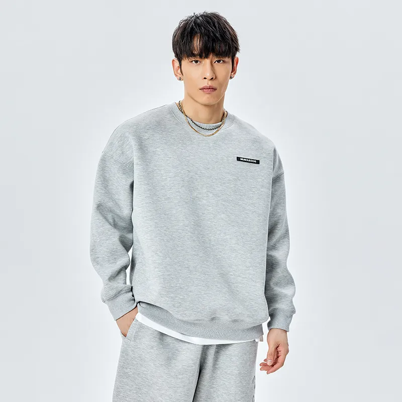 Muscle Dog Crewneck Sweatshirt Men's-5