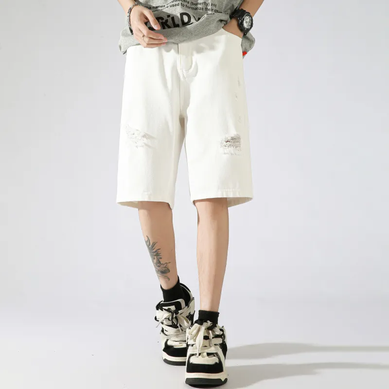 Nuthink Denim Shorts Unisex-10