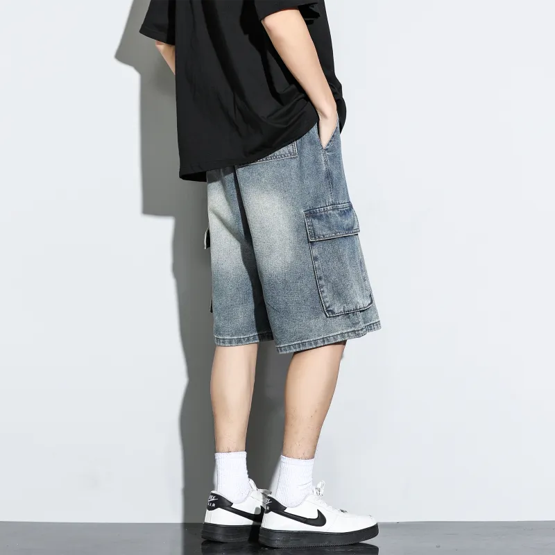 Nuthink Denim Shorts Unisex-9