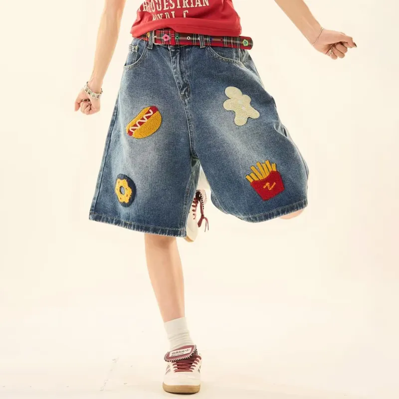 Nuthink Denim Shorts Unisex-10