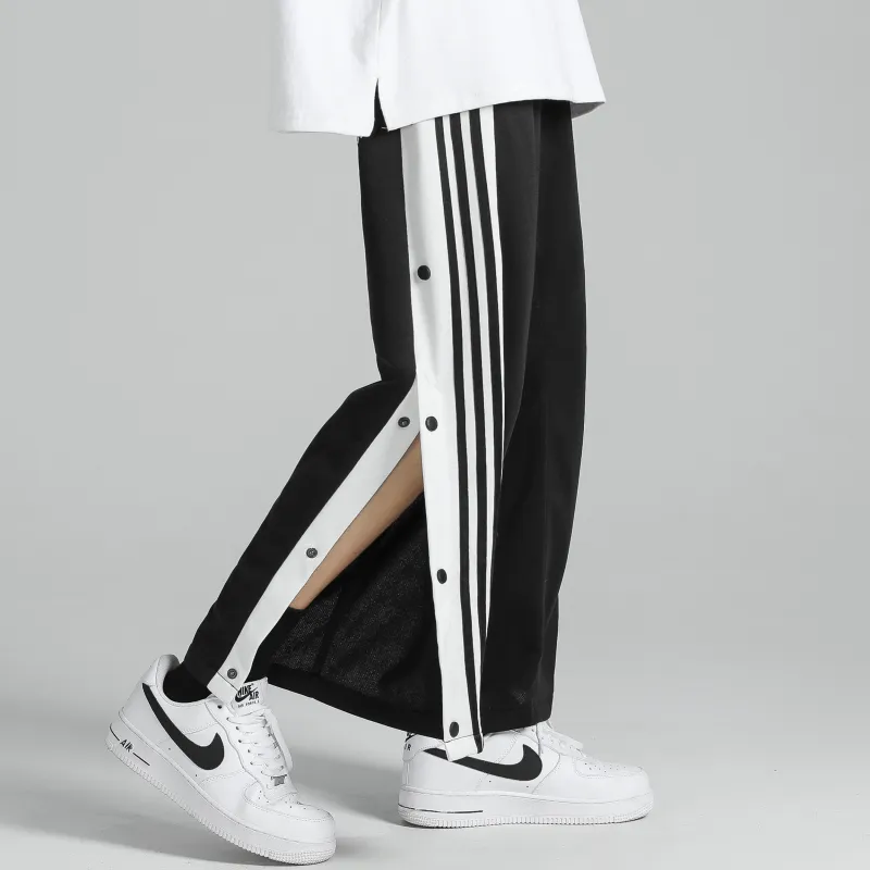 PAINT STAIN Casual Pants Unisex Classic Black-13
