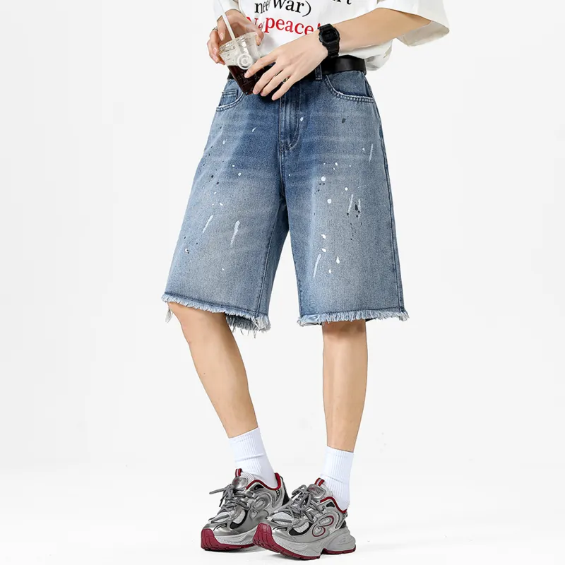 Nuthink Denim Shorts Unisex-8
