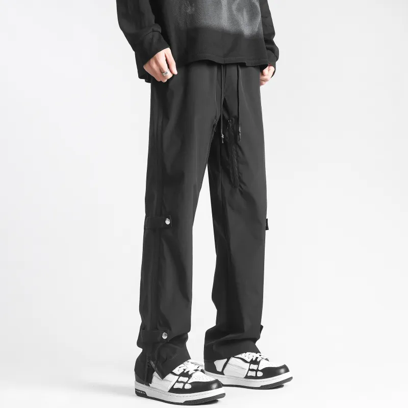 WELTER EXPERIMENT Casual Pants Unisex Classic Black-10