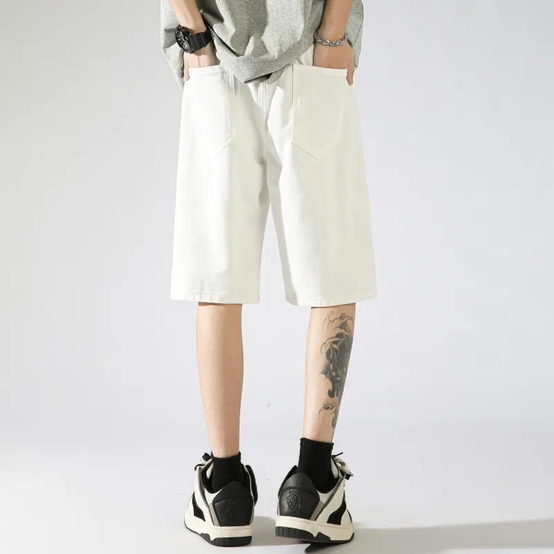 Nuthink Denim Shorts Unisex-11