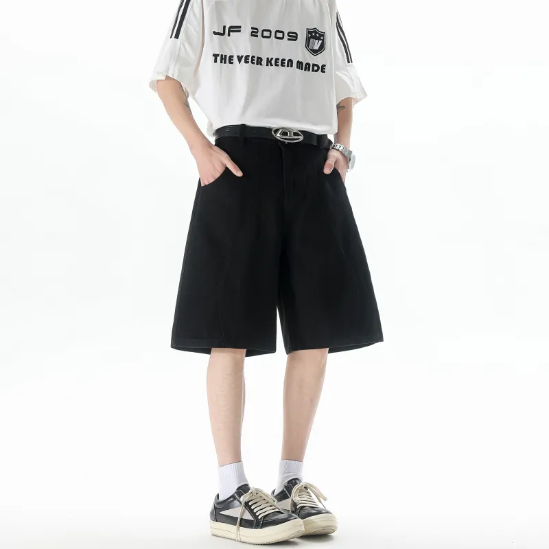 Nuthink Denim Shorts Unisex-10