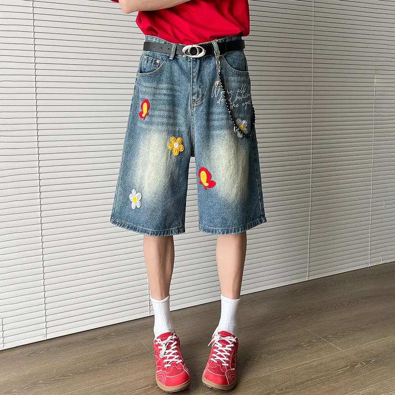 Nuthink Denim Shorts Unisex-9