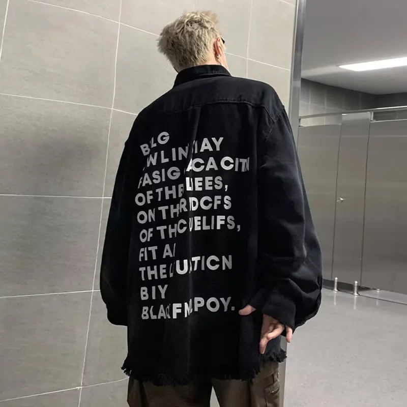 Nuthink Denim Jackets Unisex-4