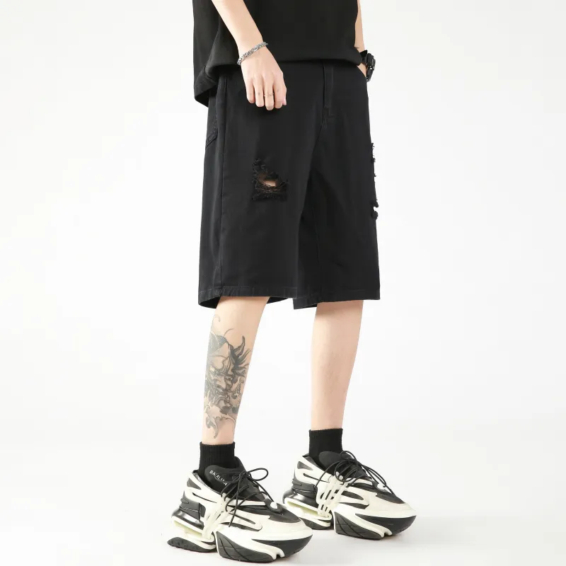 Nuthink Denim Shorts Unisex-6