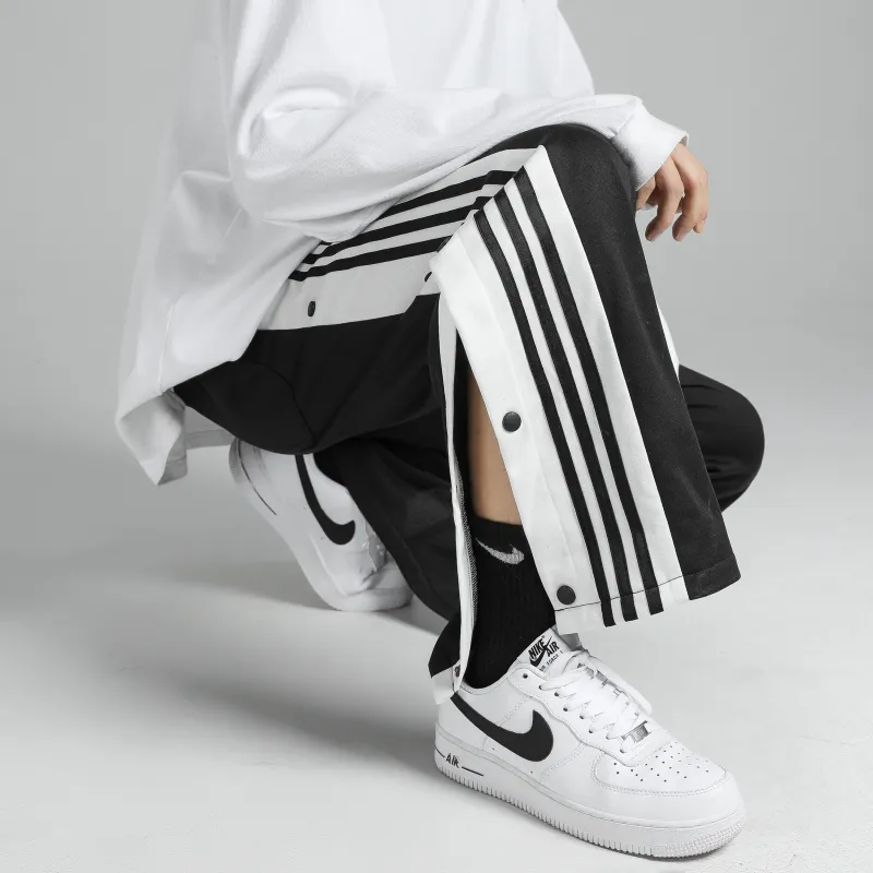 PAINT STAIN Casual Pants Unisex Classic Black-14