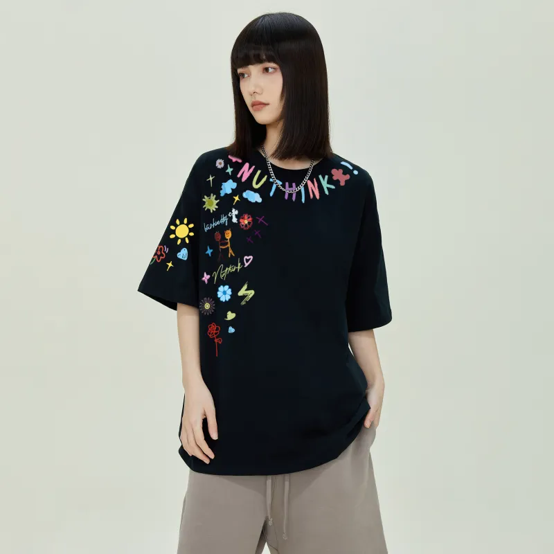 Nuthink T Shirts Unisex-16