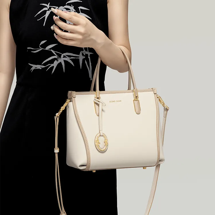 Gong Xuan Handbags Field Coffee Apricot-7