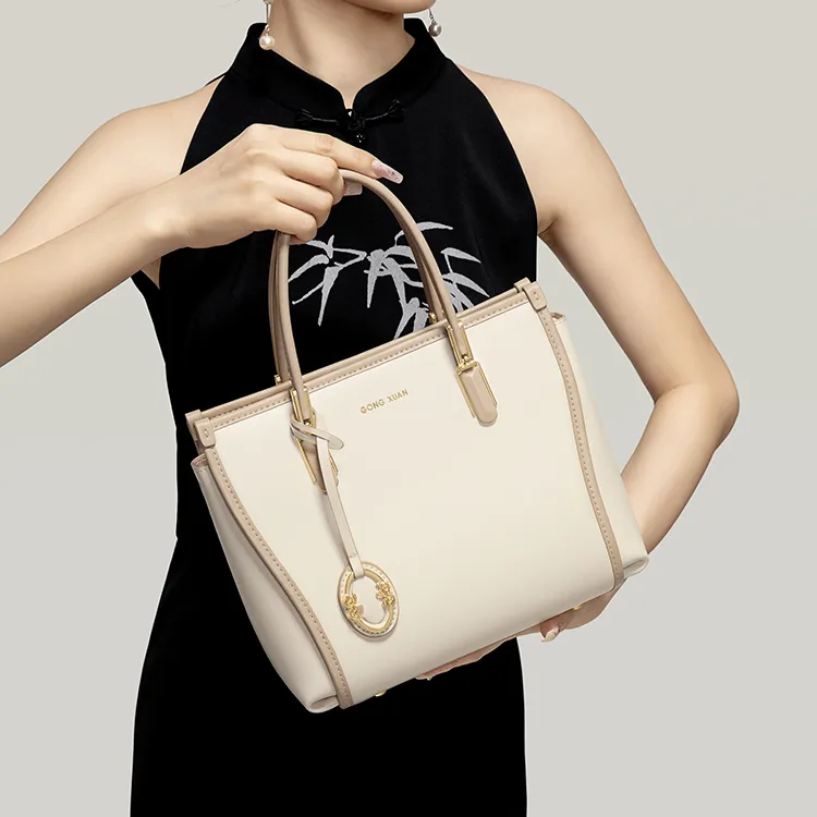 Gong Xuan Handbags Field Coffee Apricot-9