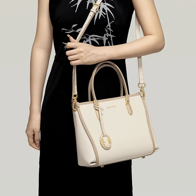Gong Xuan Handbags Field Coffee Apricot-8