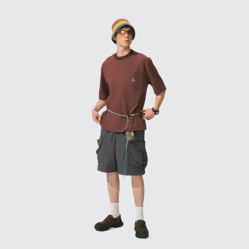 NOTHOMME Monterest Shun Time Wilderness Casual Shorts Unisex-2