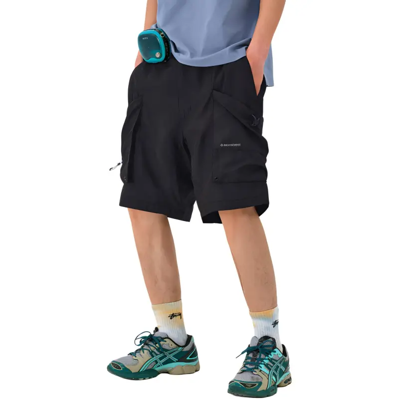 NOTHOMME Monterest Shun Time Wilderness Cargo Shorts Unisex-3