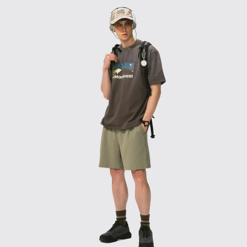 NOTHOMME Monterest Shun Time Wilderness Casual Shorts Unisex-8