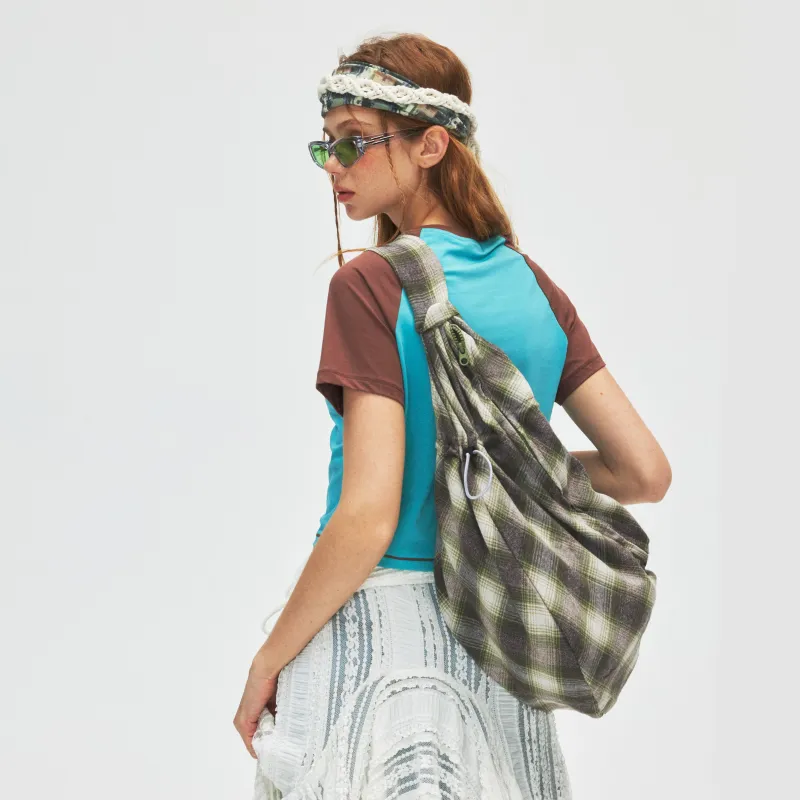 NOTHOMME Monterest Shun Time Wilderness Cotton Crossbody Bag Unisex Multicolor-7
