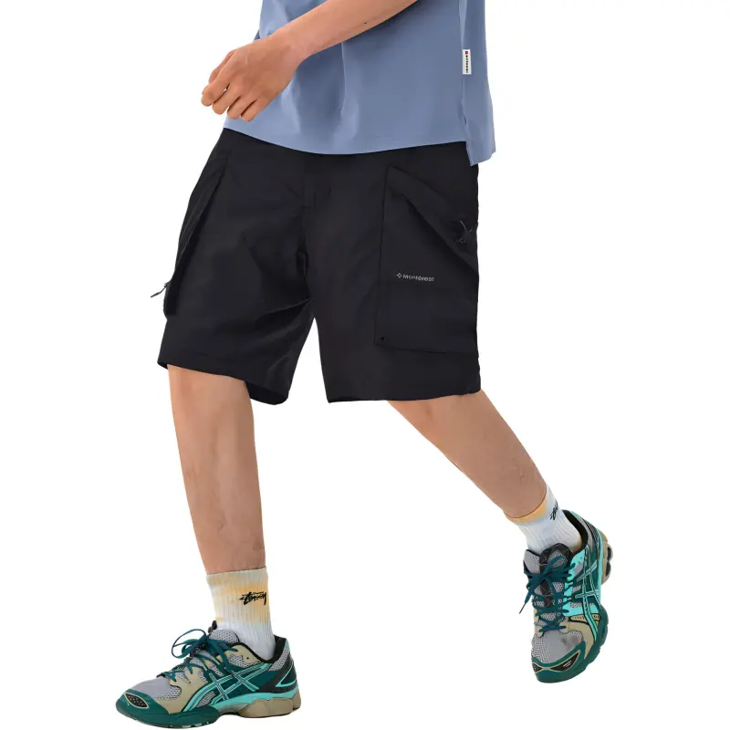 NOTHOMME Monterest Shun Time Wilderness Cargo Shorts Unisex-4