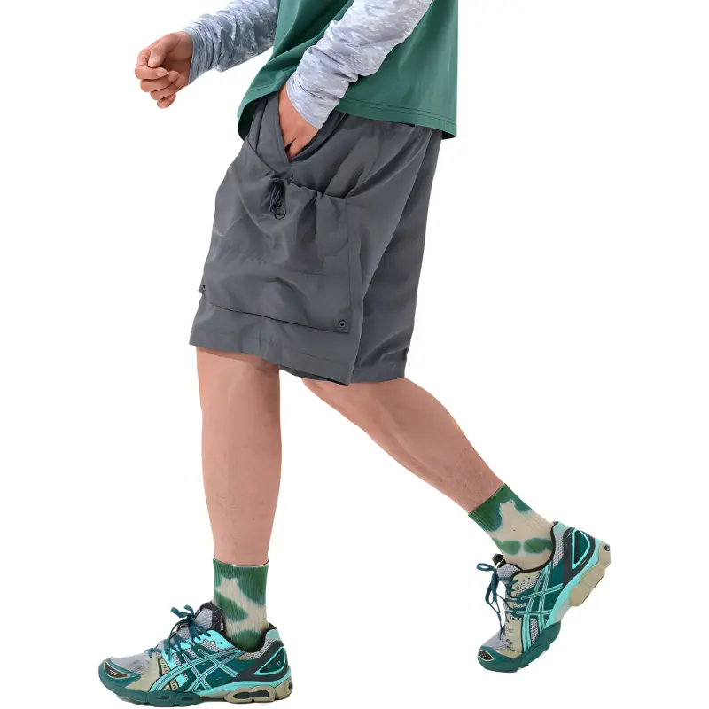 NOTHOMME Monterest Shun Time Wilderness Cargo Shorts Unisex-7