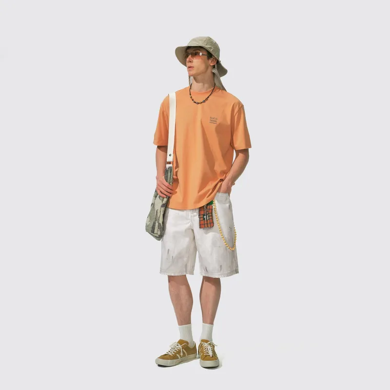 NOTHOMME Monterest Shun Time Wilderness Denim Shorts Unisex-2