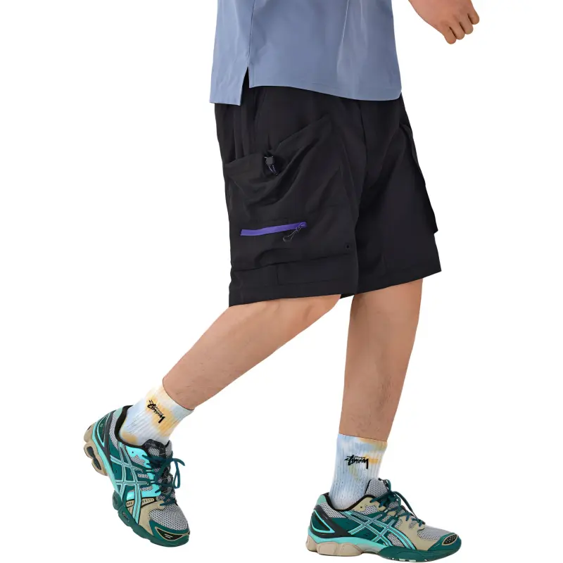 NOTHOMME Monterest Shun Time Wilderness Cargo Shorts Unisex-1