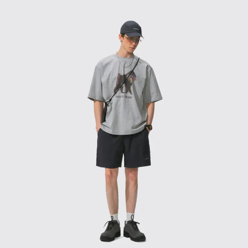 NOTHOMME Monterest Shun Time Wilderness Casual Shorts Unisex-9