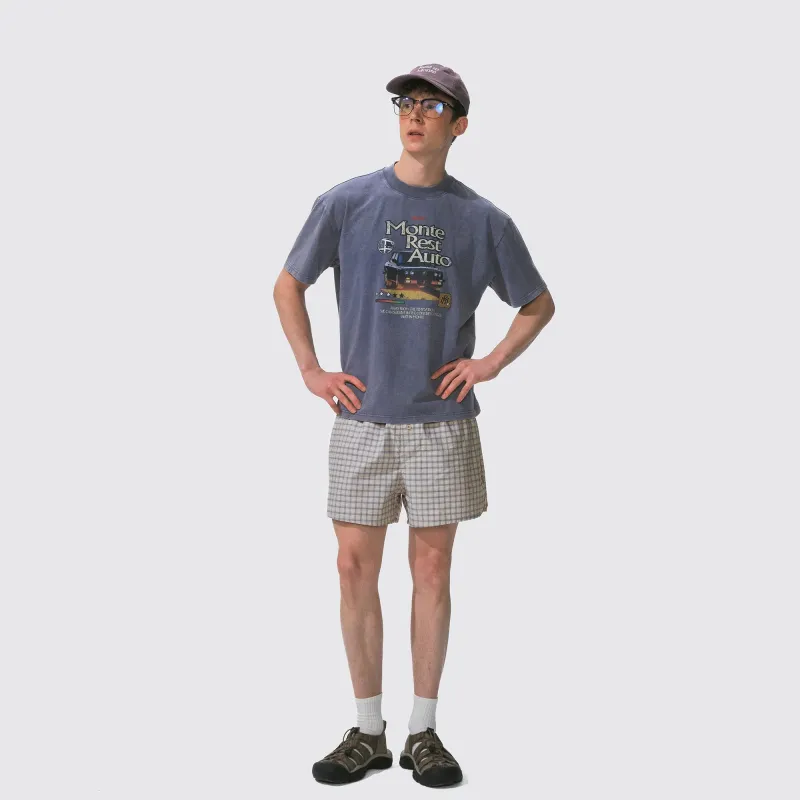 NOTHOMME Monterest Shun Time Wilderness Casual Shorts Unisex-2